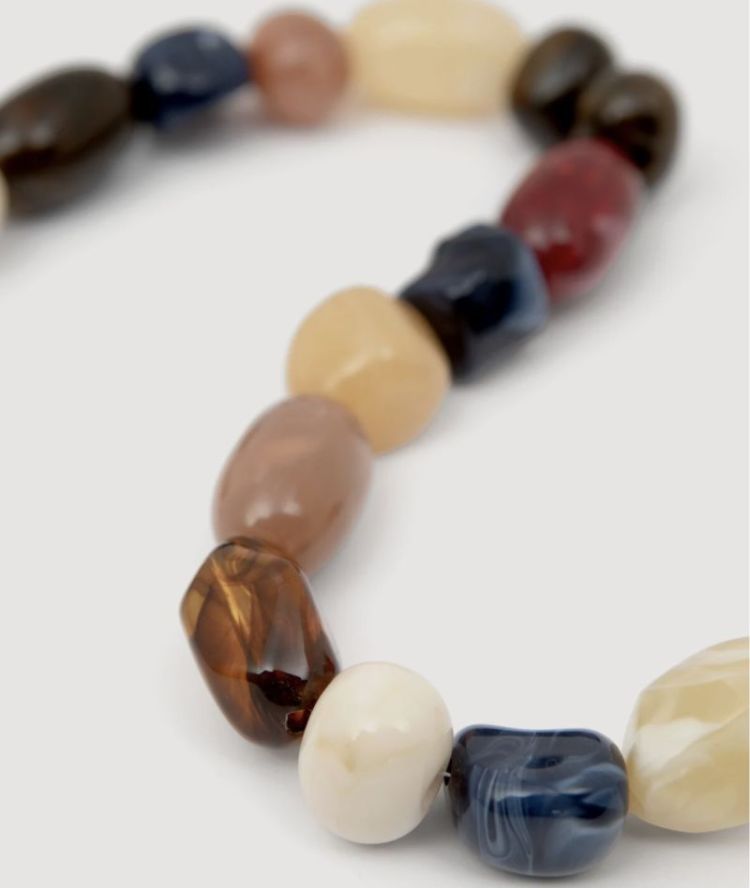 Angele Necklace resin stones Multi