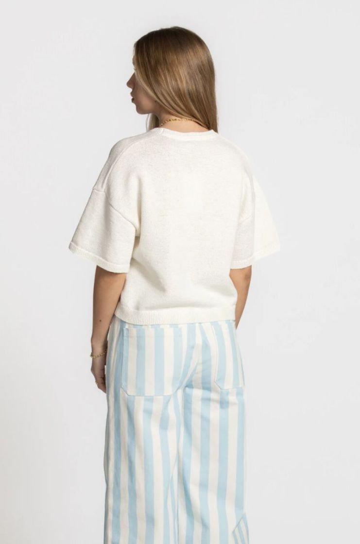 Pullover Fox Ecru
