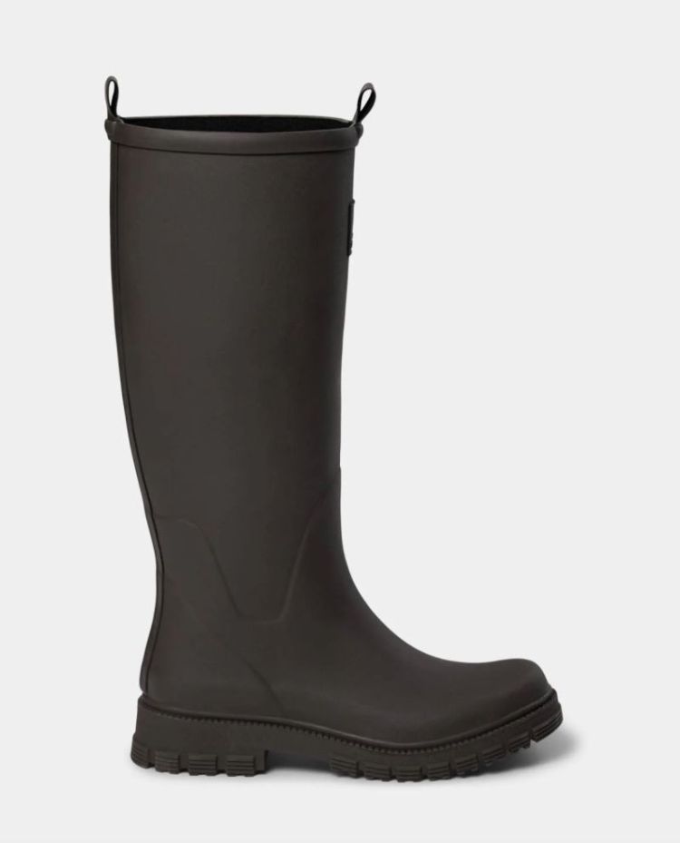 Nunnesw rubber boot dark brown