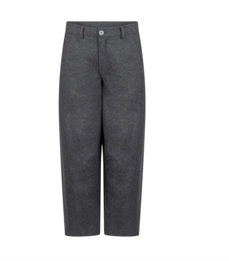Vicky wool pants  Dark grey melee