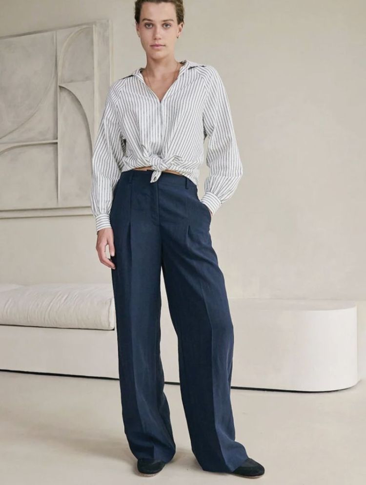 Moore pleated pants Naval acadamy