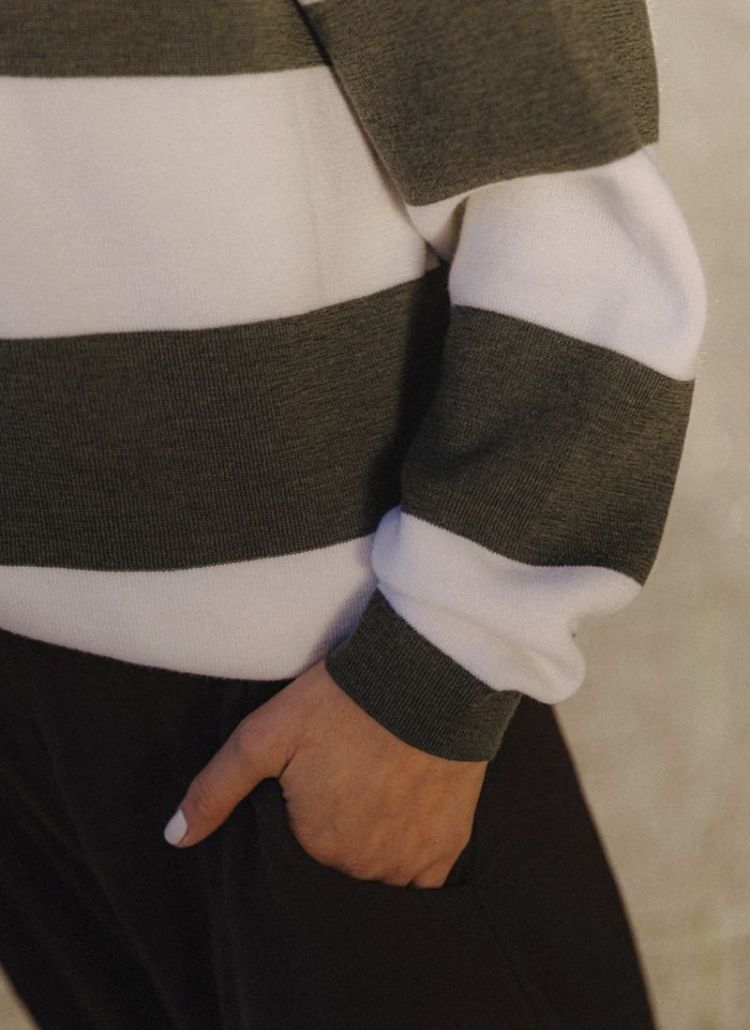 Chloé knit  Khaki / ecru st
