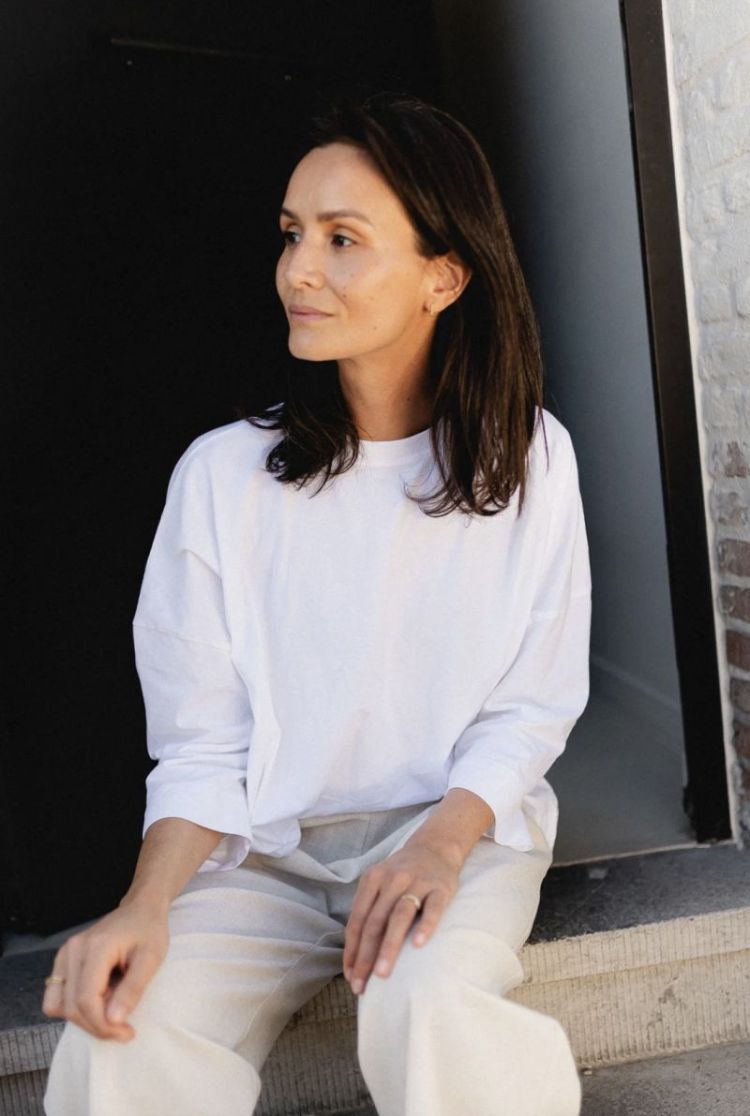 Claudia longsleeve top Offwhite