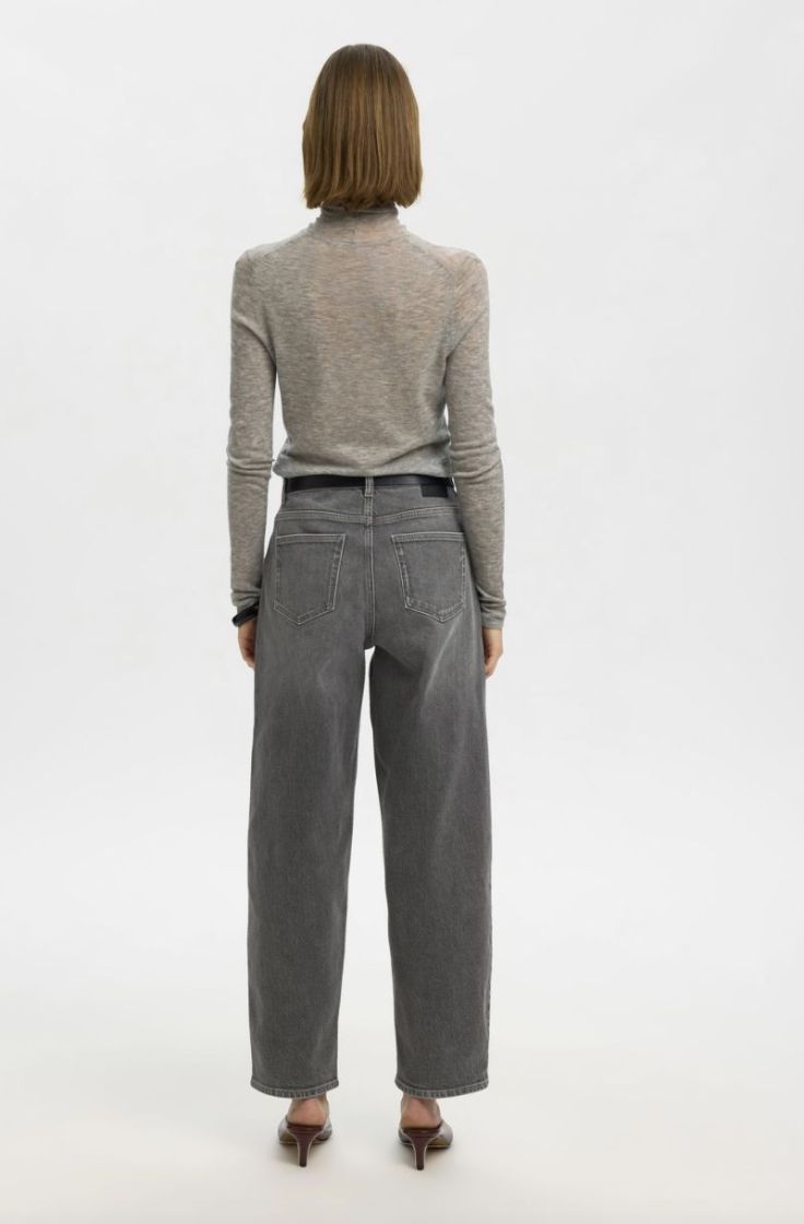 Slwbarrel bea korit HW jeans medium grey Den