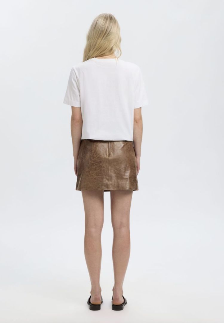 Slwjil leather hw mini skirt Delicioso