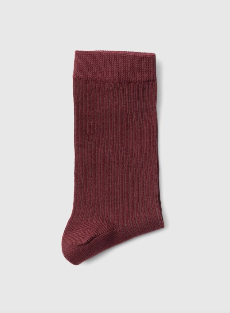 Slwrose sock tawny port 