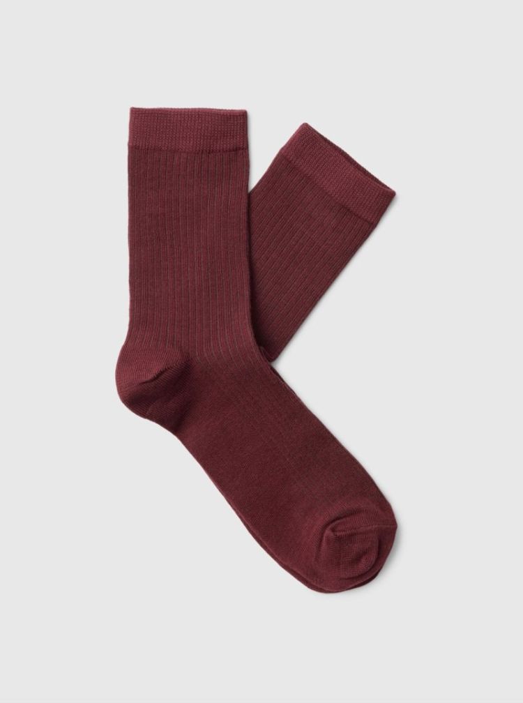 Slwrose sock tawny port 