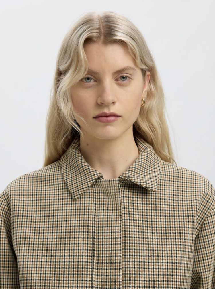 Slwelara relaxed bomber jacket Checks