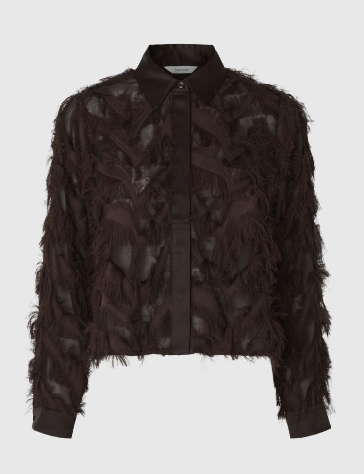 Slwmyline ls fluffy cropped sh Delicioso