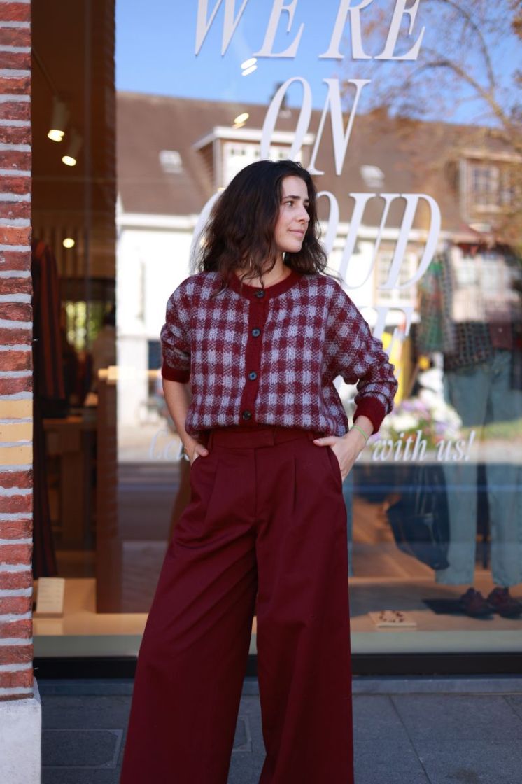 Slwextra wide hw thilde pant Tawny port