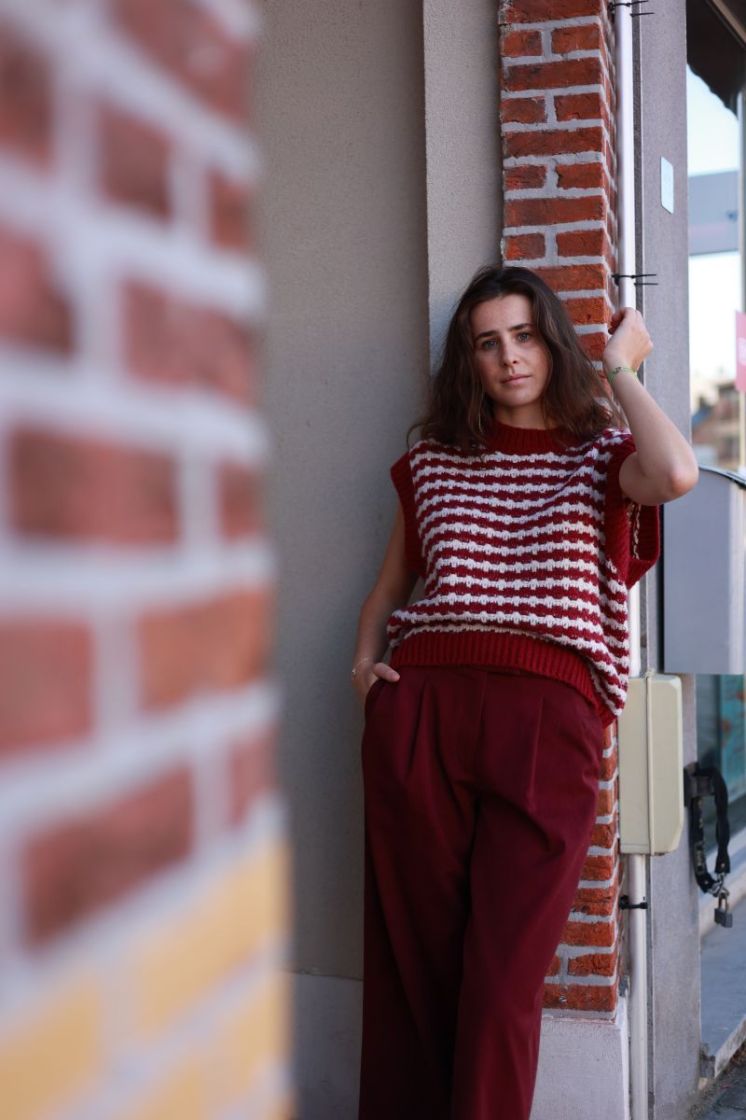 Slwextra wide hw thilde pant Tawny port