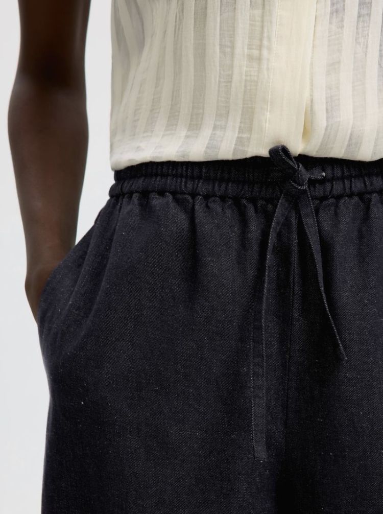Slfloose barrel willow mw line Dark navy
