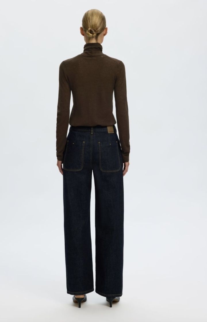 Slwvendy wool LS knit roll nek Delicioso
