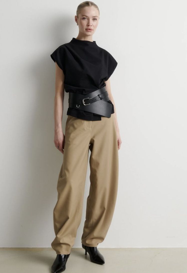 Blink barrel trousers Chinchilla