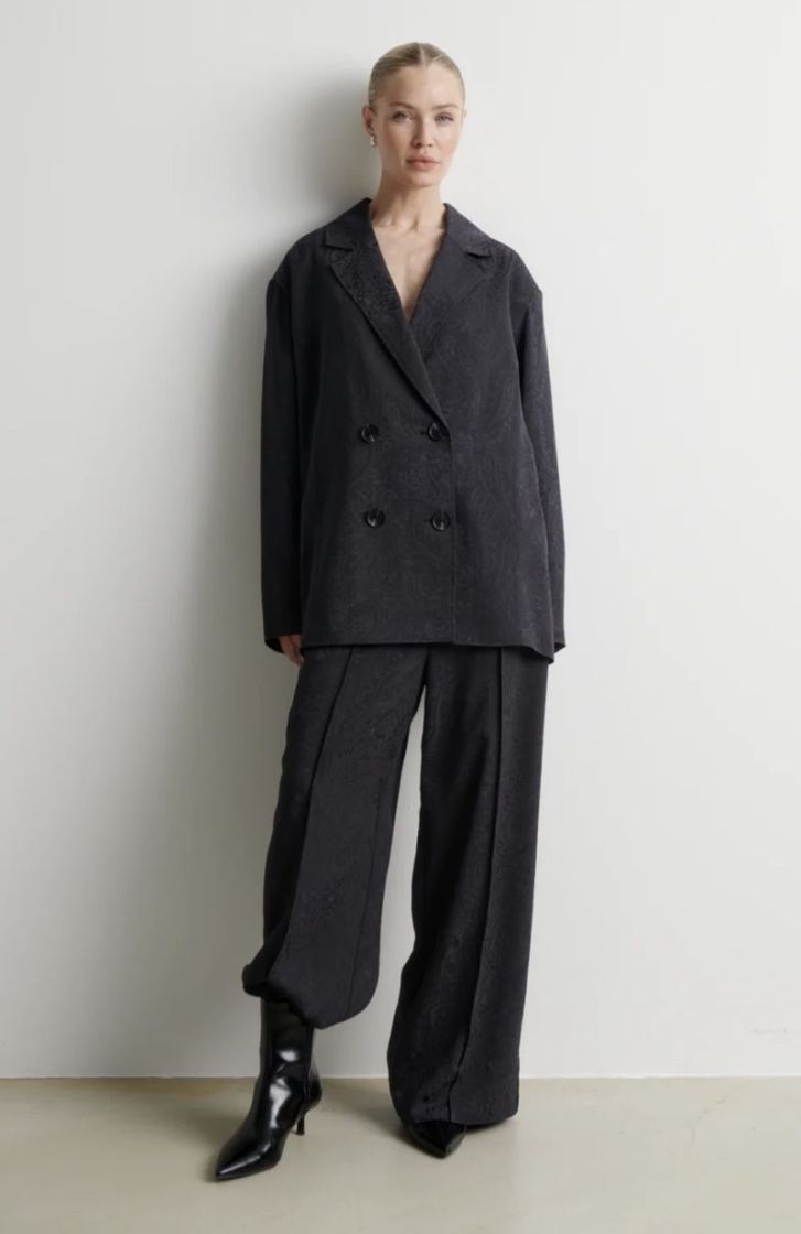Shana Blazer shirt  Asphalt 