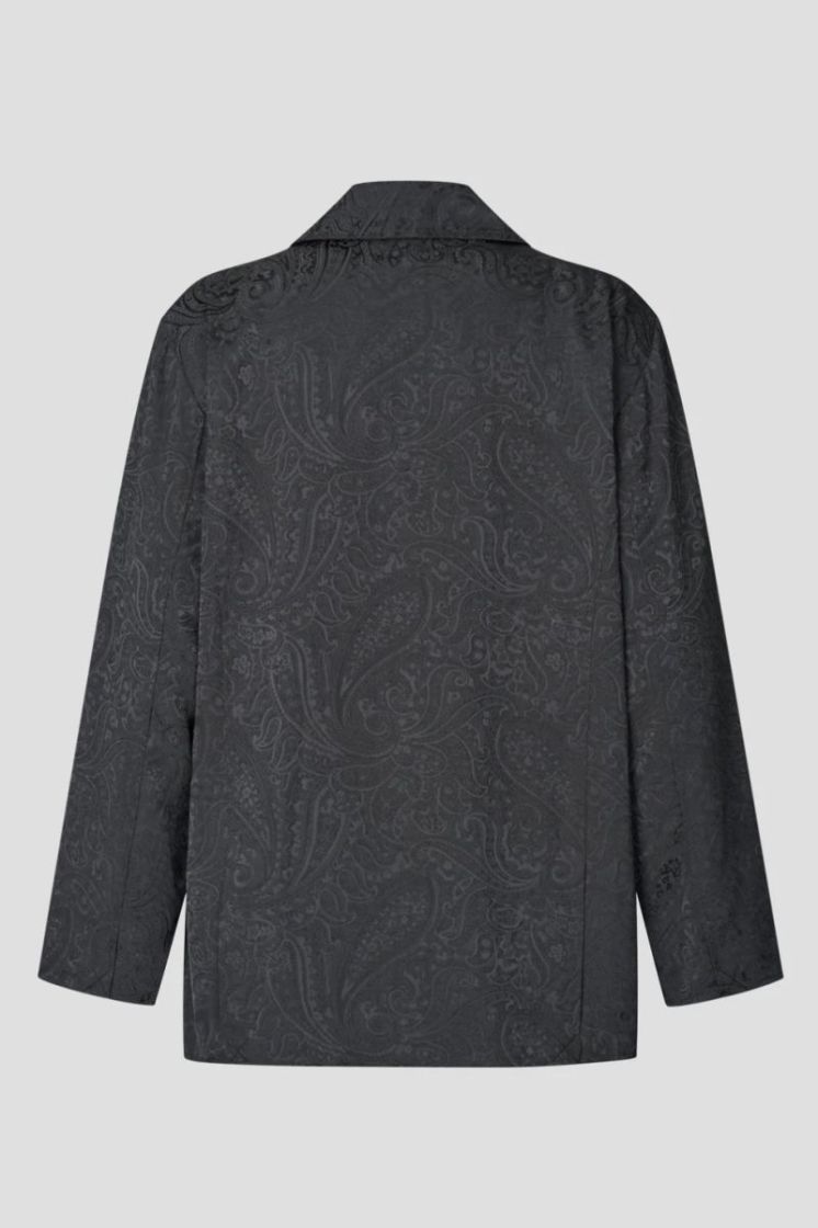 Shana Blazer shirt  Asphalt 