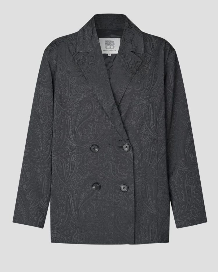 Shana Blazer shirt  Asphalt 