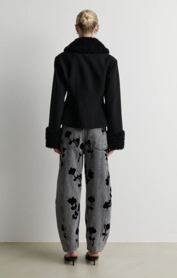 Lawrissa denim barrel jeans Denim grey 