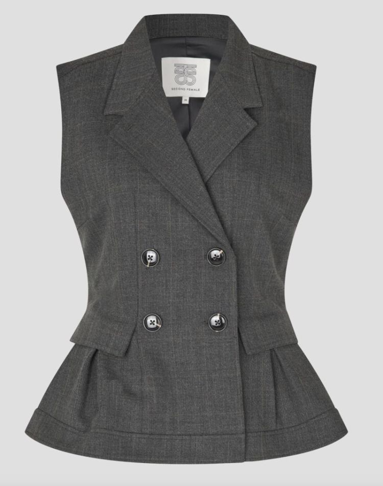 Anjou waistcoat  Dark grey melan