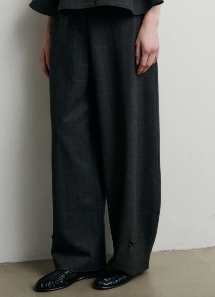 Anjou trousers Dark grey melan