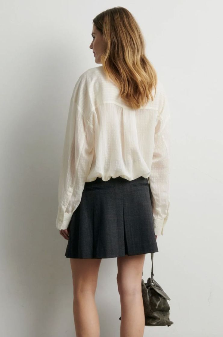 Anjou mini skirt  Dark grey melan