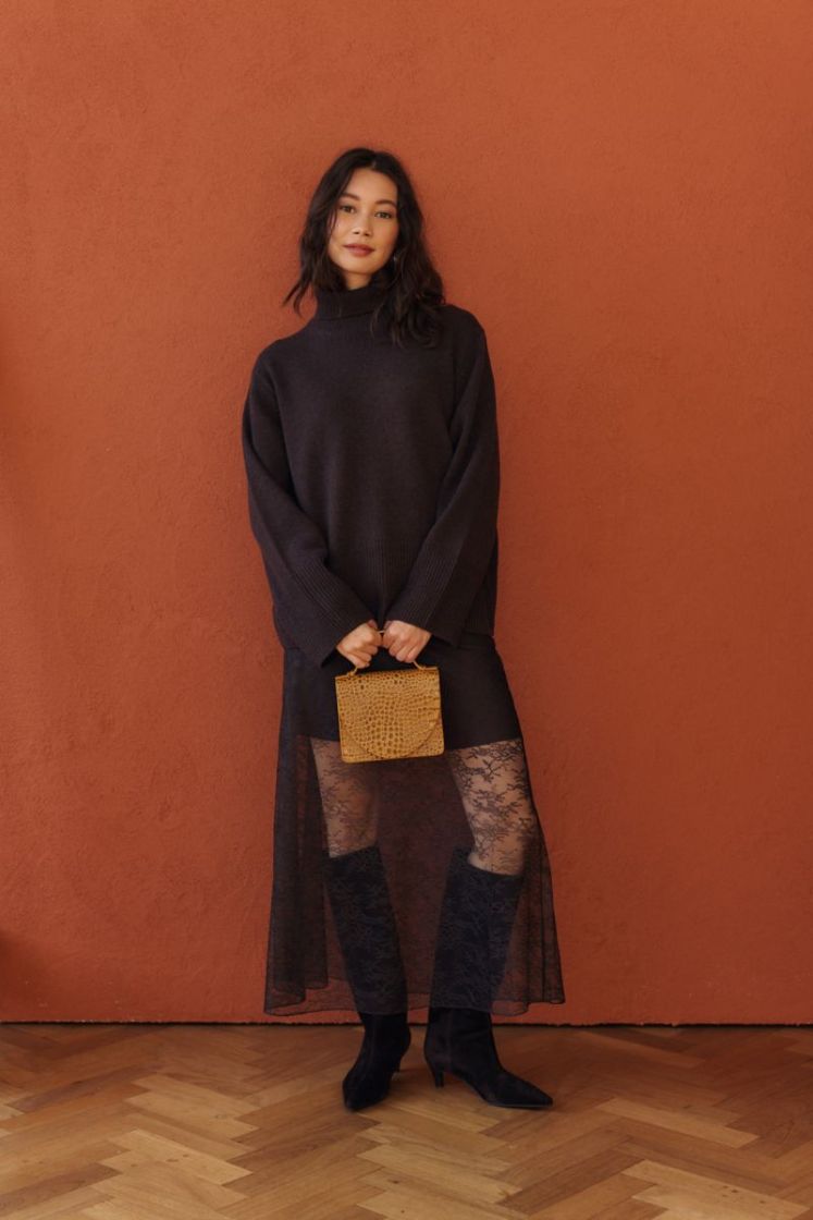 Sybell lace skirt Demitasse