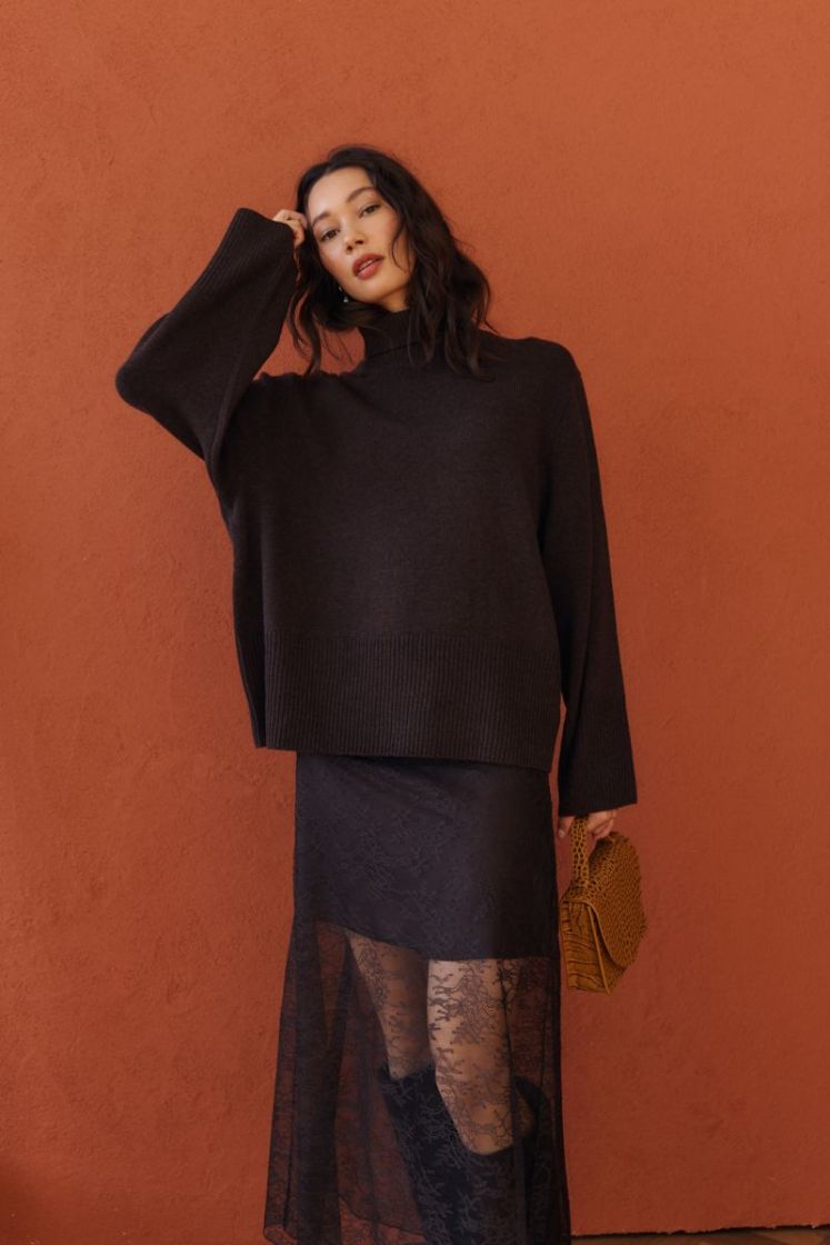 Sybell lace skirt Demitasse
