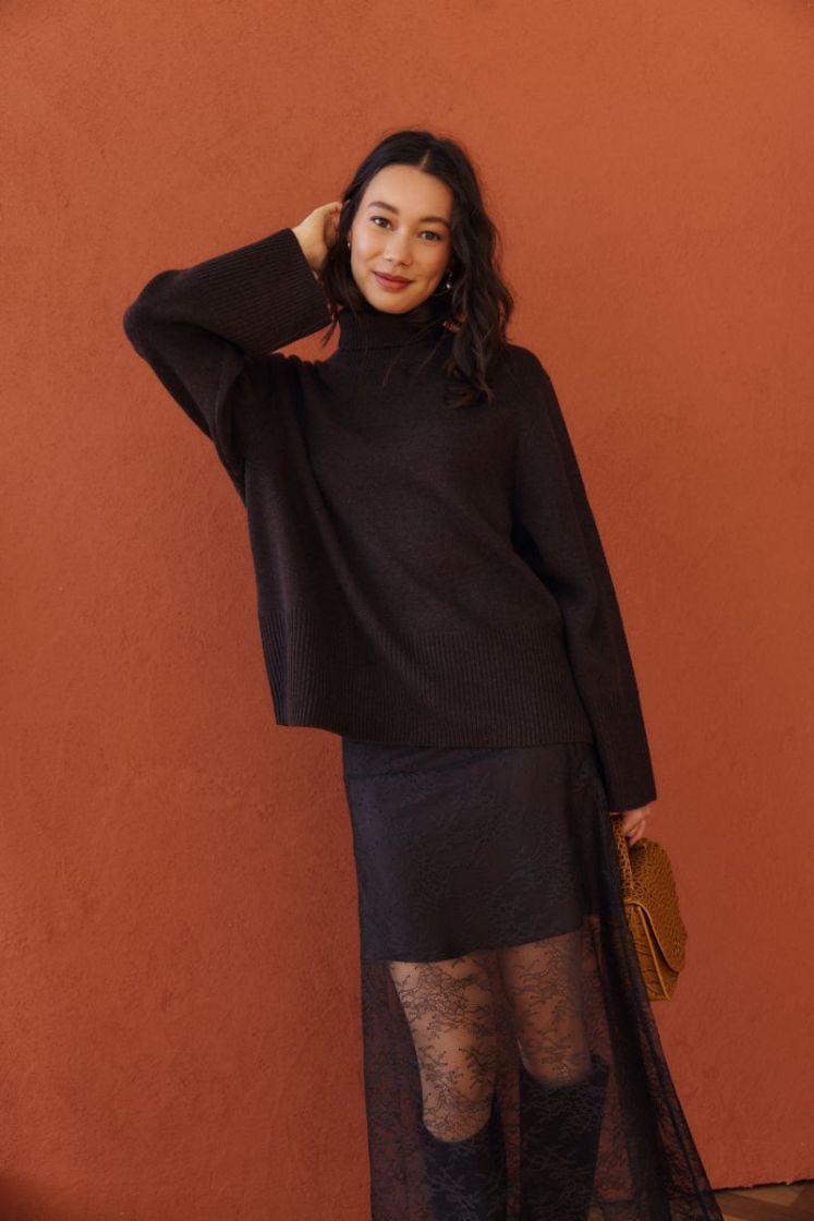 Sybell lace skirt Demitasse