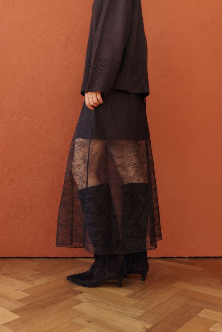 Sybell lace skirt Demitasse