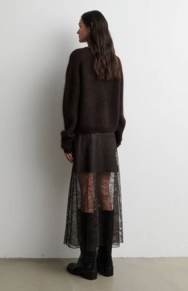 Sybell lace skirt Demitasse