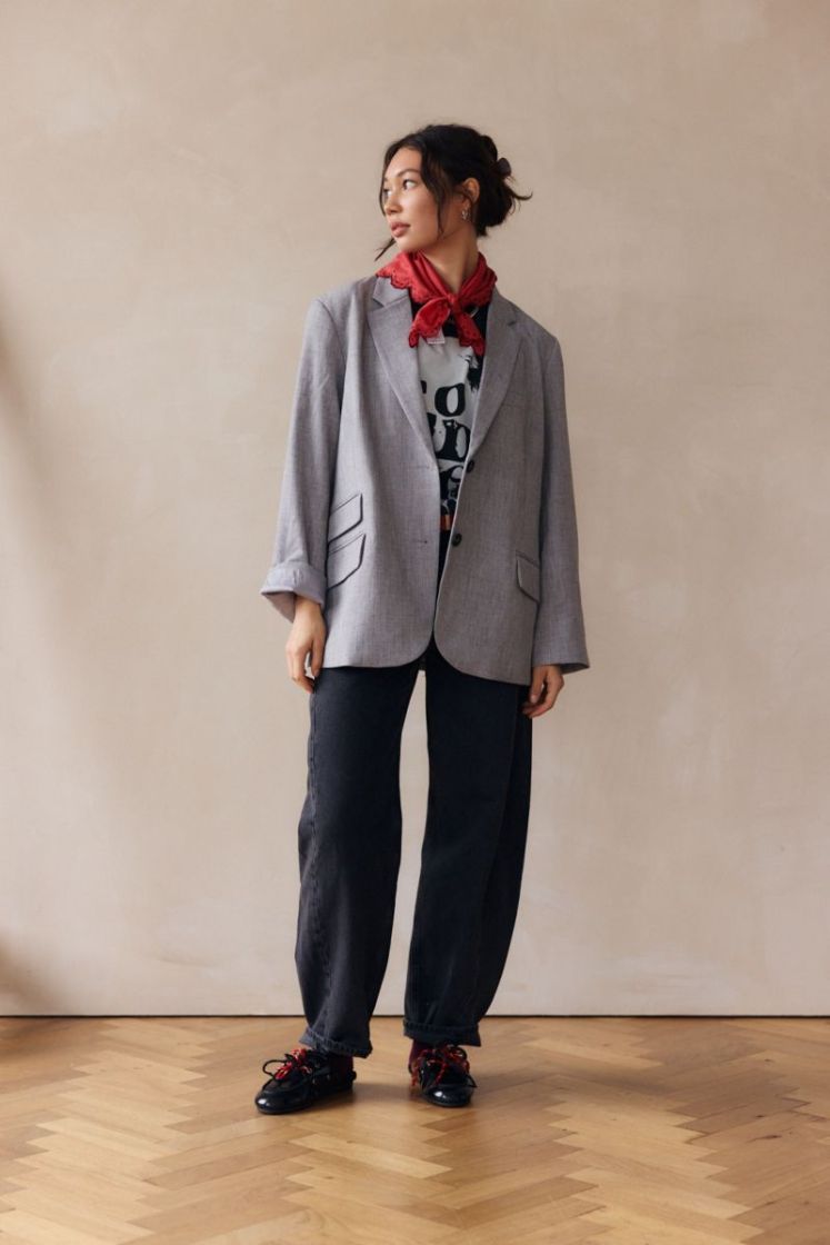Kelani Blazer  Grey melange