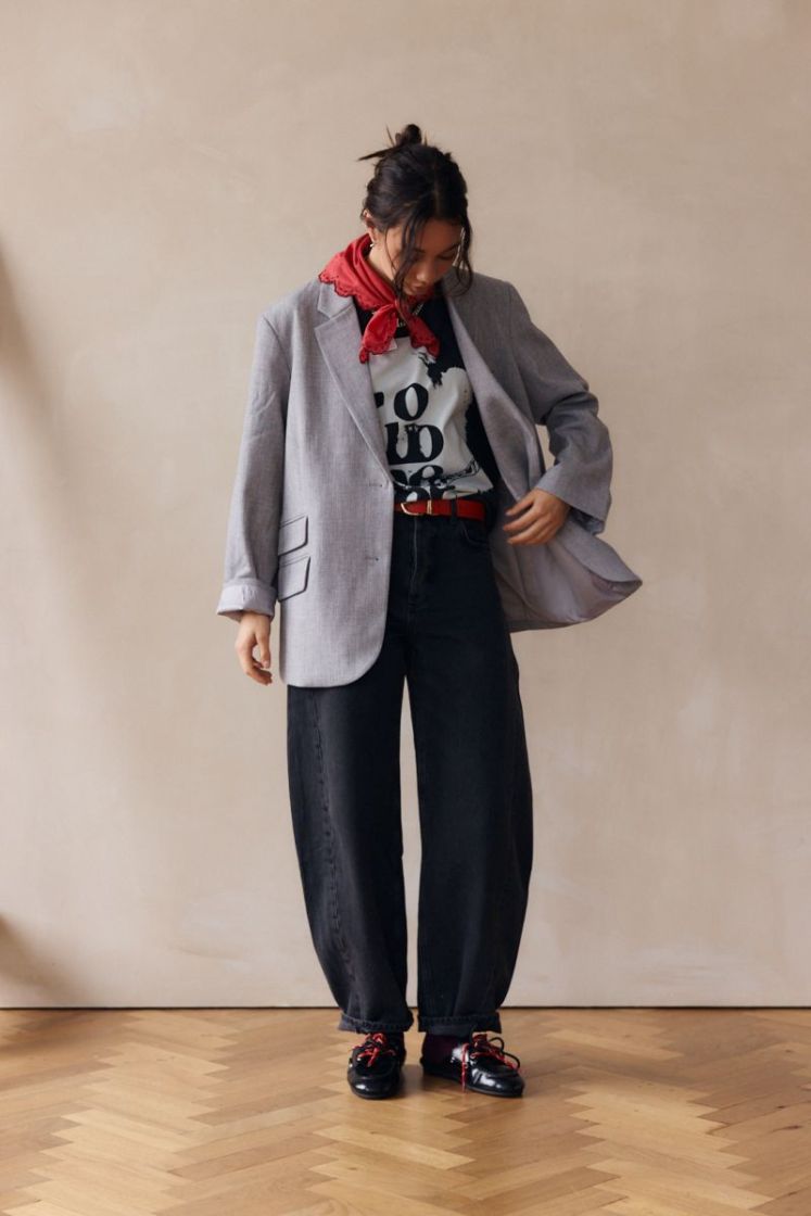 Kelani Blazer  Grey melange