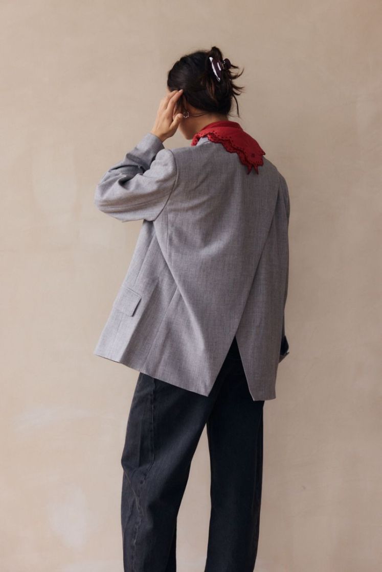 Kelani Blazer  Grey melange