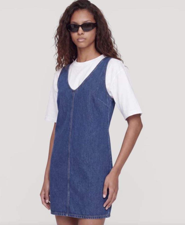 Kana denim dress Mid blue denim 
