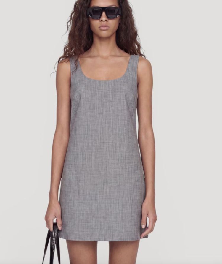 Ezra dress Grey melange