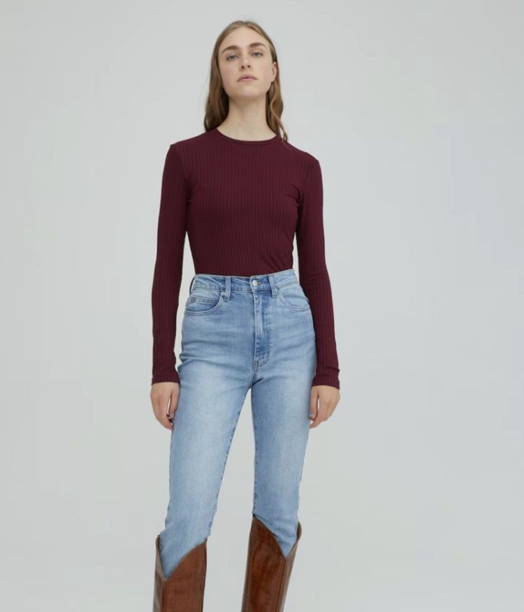 Ginger longsleeve Plum perfect