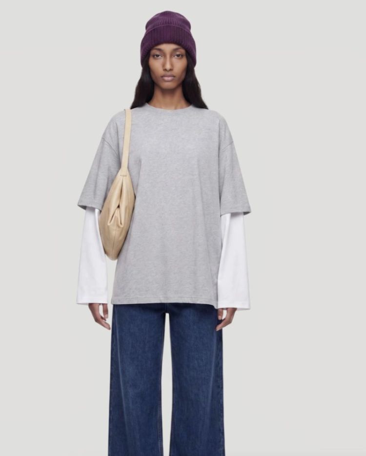 Simi longsleeve  Grey melange + 