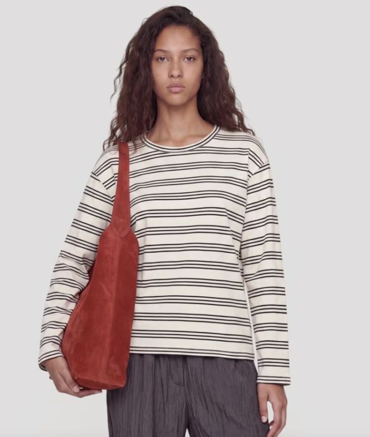 Verlee longsleeve  Stripes: garden