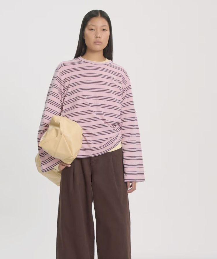 Verlee longsleeve  lila pink