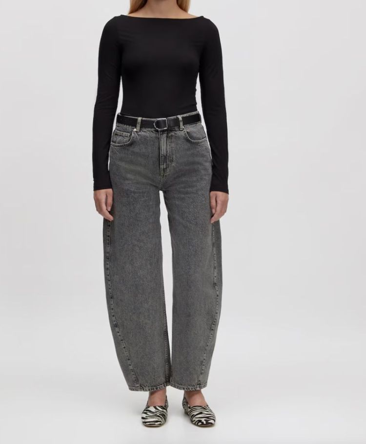 Camilla denim trousers Grey washed 