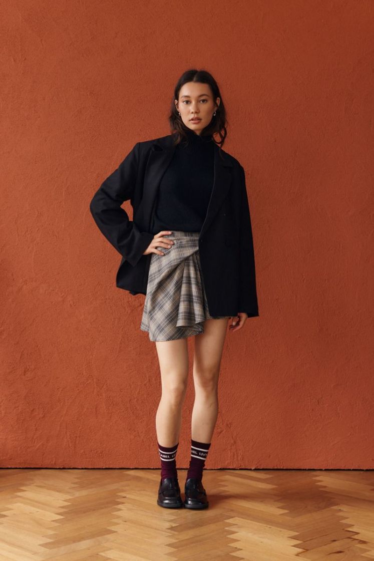 Ludmilla skirt Black + white c