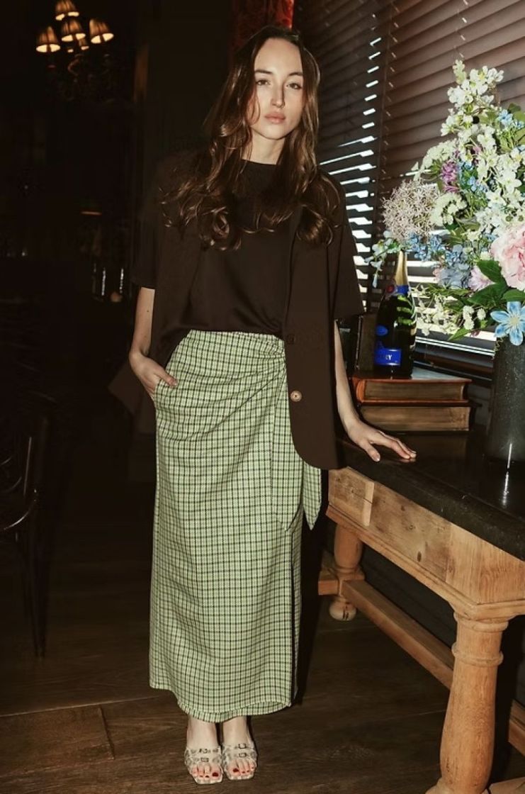 Skirt Joelle Groene ruit