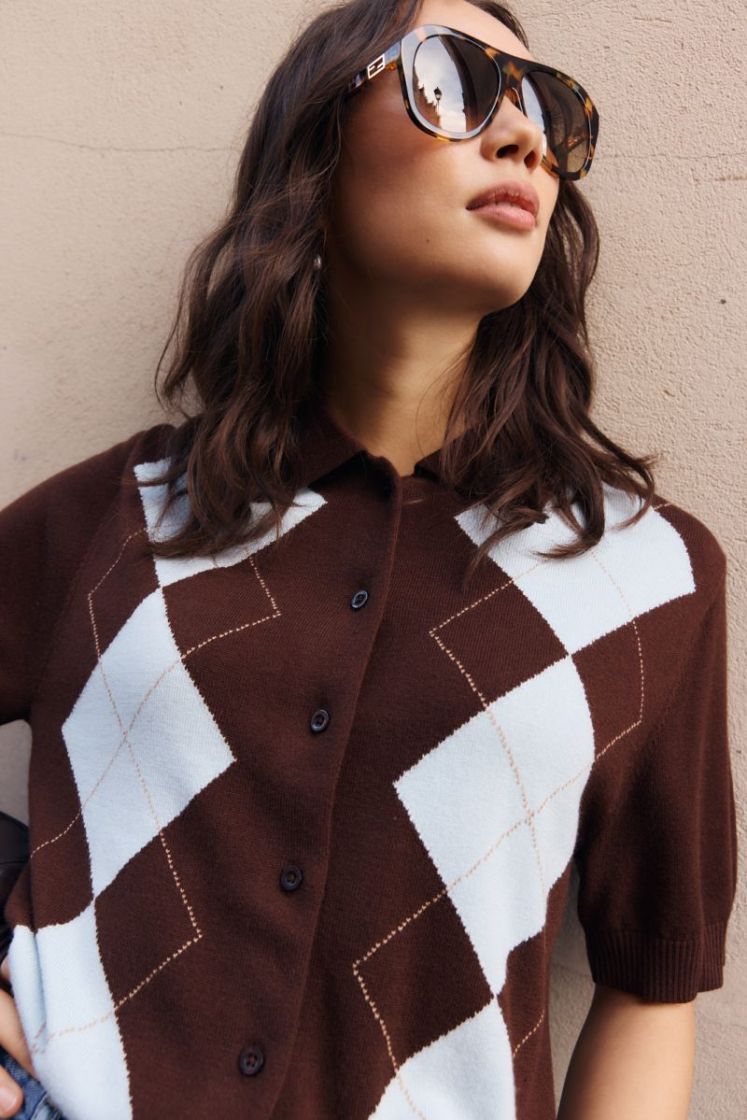 Shailene knit cardigan Demitasse 