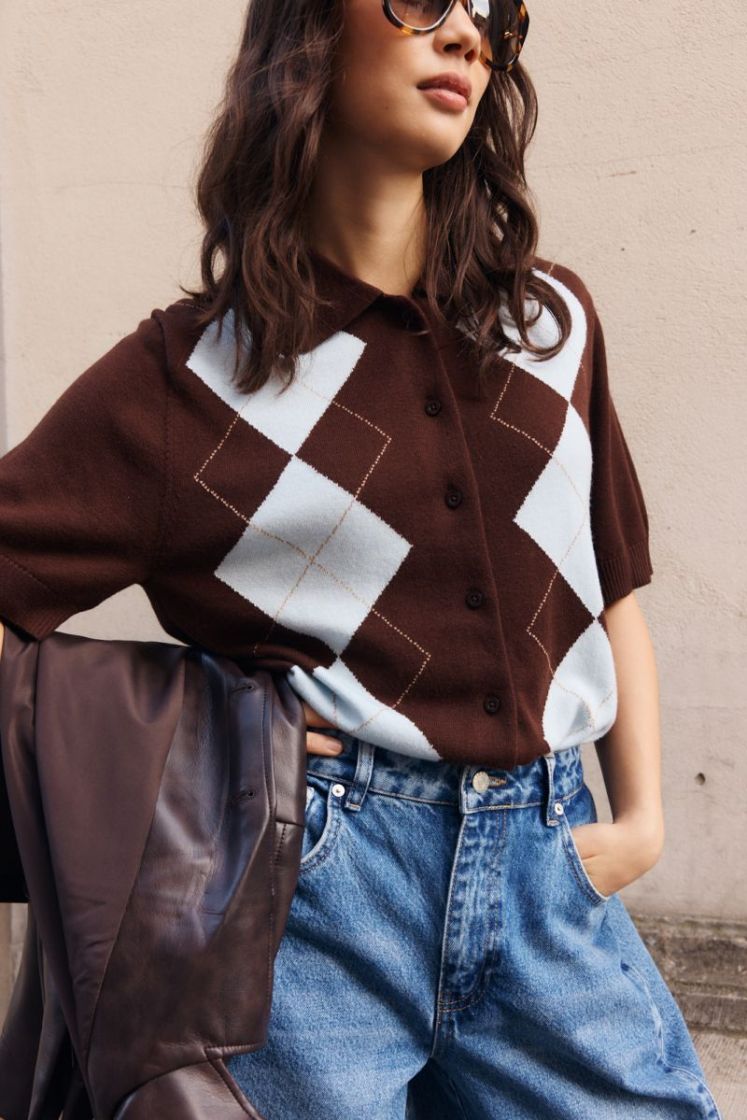 Shailene knit cardigan Demitasse 