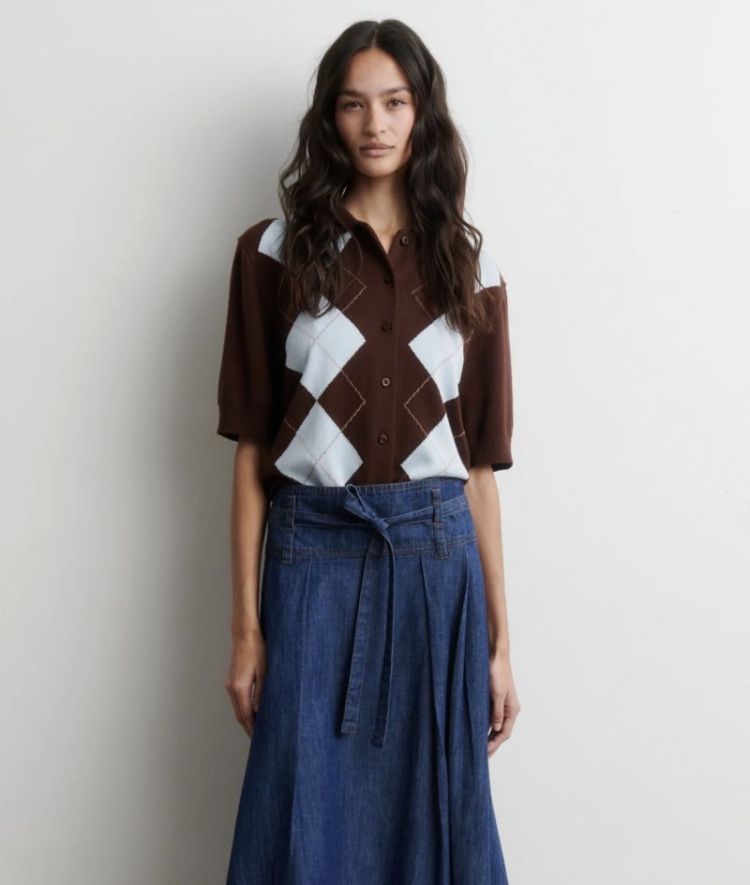 Shailene knit cardigan Demitasse 