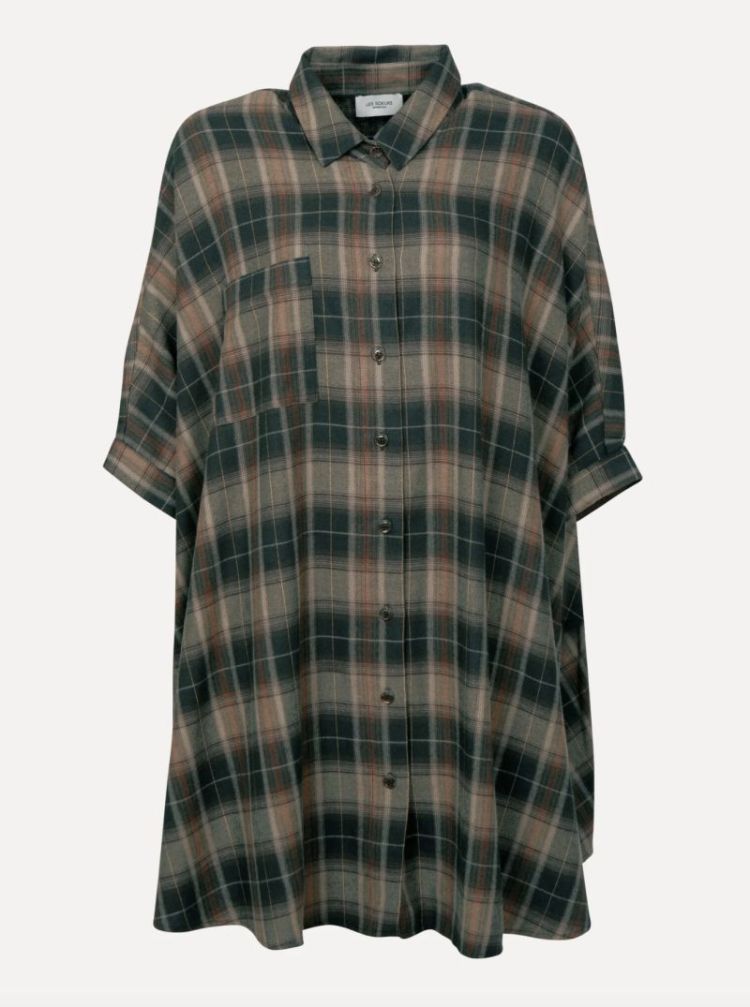 Rogers check dres Green
